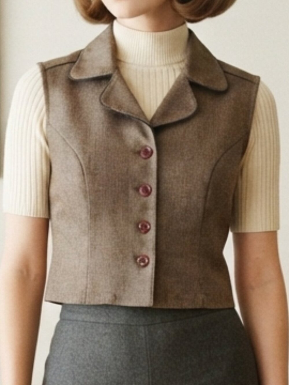 Vintage Retro vest Bust 34"